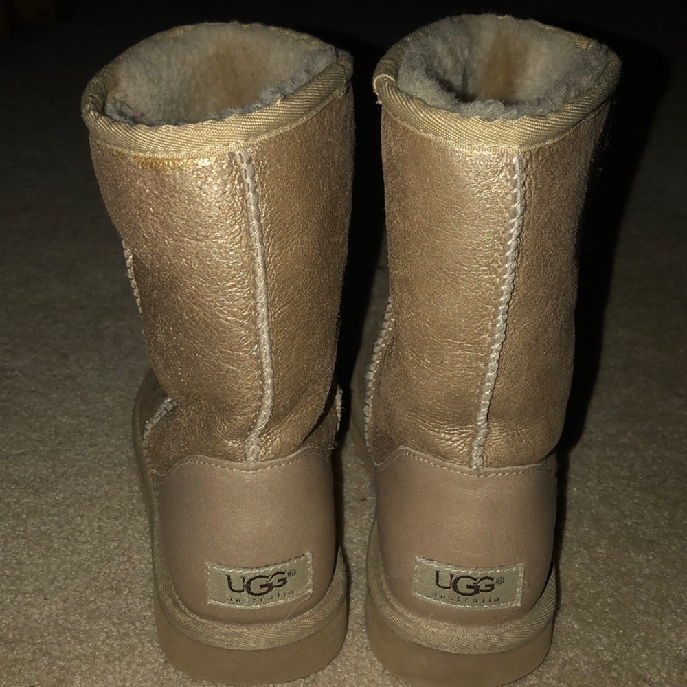 Gold Metallic UGGS